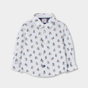 Boboli Boys Racoon Print Shirt