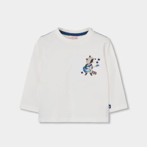 Boboli Boys White Long Sleeve T-Shirt