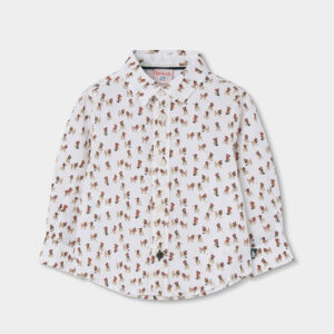 Boboli Boys Puppy Motif Shirt