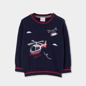 Boboli Boys Helicopter Knit Jumper
