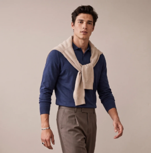 Fynch Hatton Long Sleeve Polo