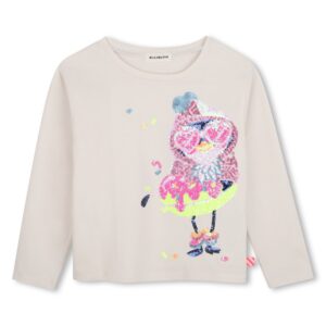 Billieblush Long Sleeve Sequin T-Shirt