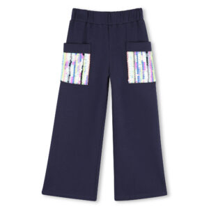 Billieblush Navy Wide Leg Trousers
