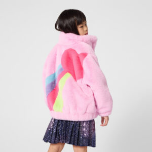 Billieblush Pink Faux Fur Jacket