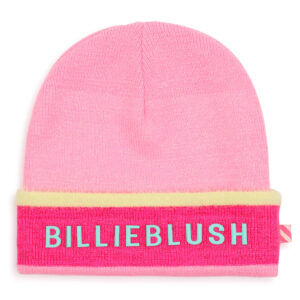 Billieblush Pink Logo Beanie Hat