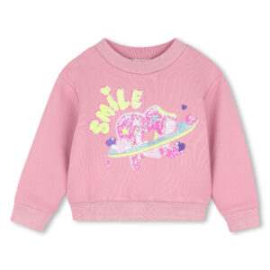 Billieblush Girls Pink Sequin Sweatshirt