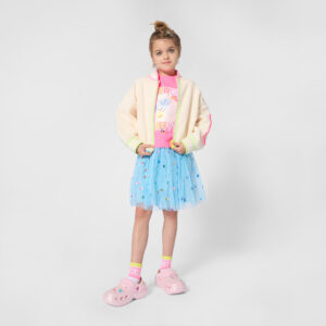 Billieblush Blue Heart Tulle Skirt