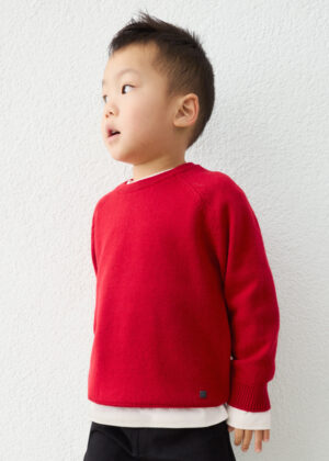 Mayoral boys’ basic jumper in red