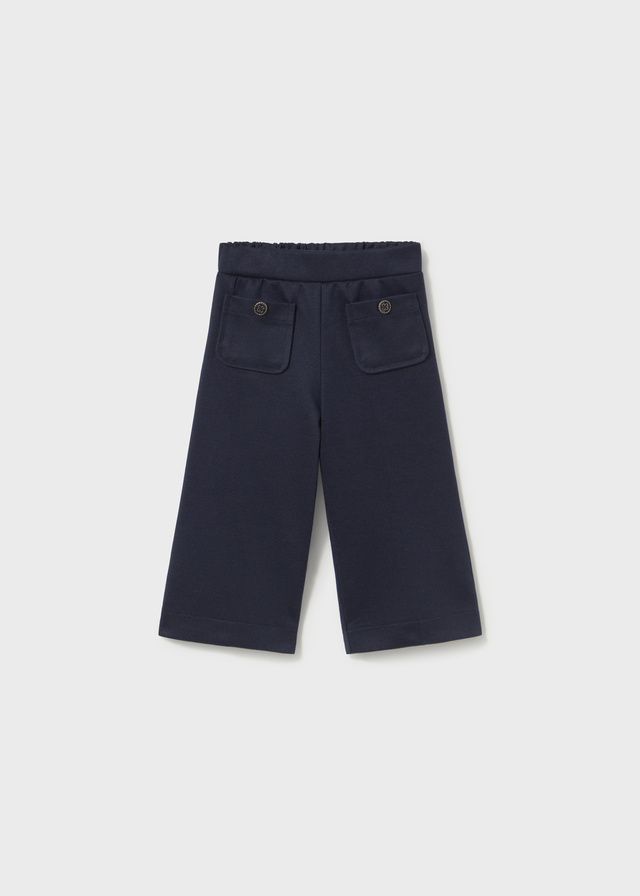 Mayoral baby twill trousers in navy blue