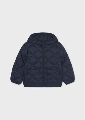 Mayoral Girls’ Padded Jacket in Navy – front view