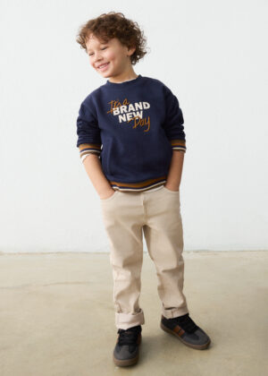 Mayoral Boys’ Regular-Fit Trousers in Walnut