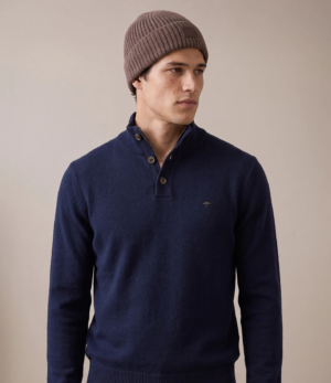 Fynch Hatton Button Collar Jumper