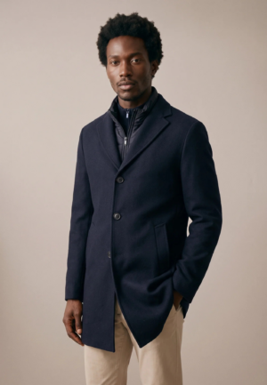 Fynch Hatton Wool Mix Coat with Insert