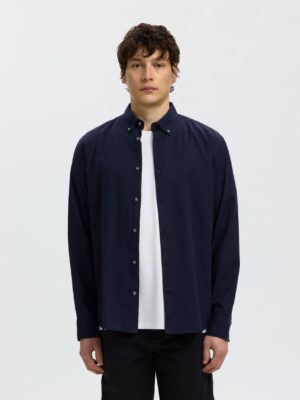 Selected Homme Regcole Jay Navy Shirt