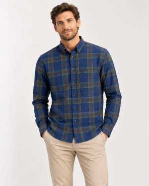 Fynch Hatton Button Down Collar Check Shirt