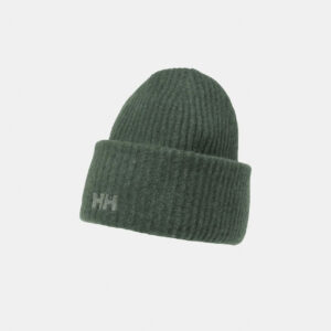 helly hansen soft rib green beanie
